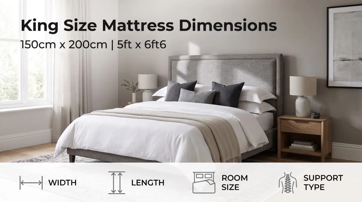 King Size Mattress Dimensions UK