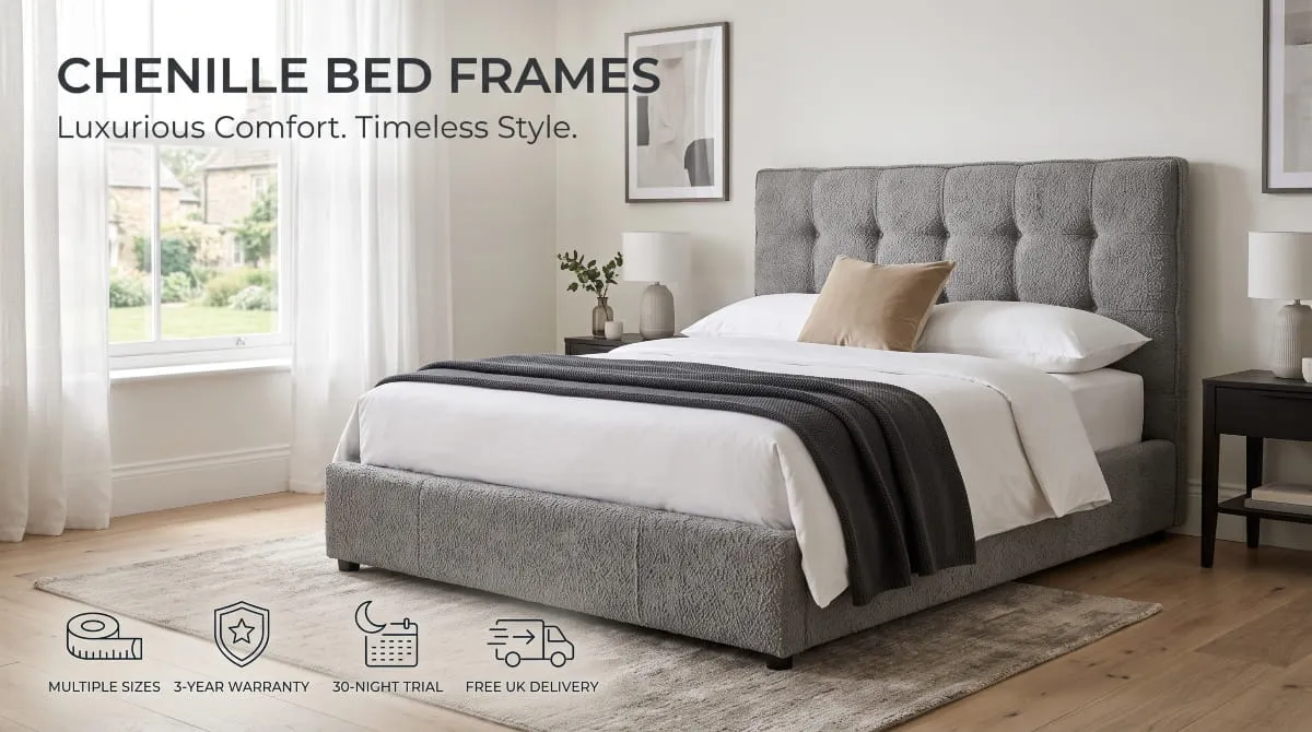 Chenille Bed Frames