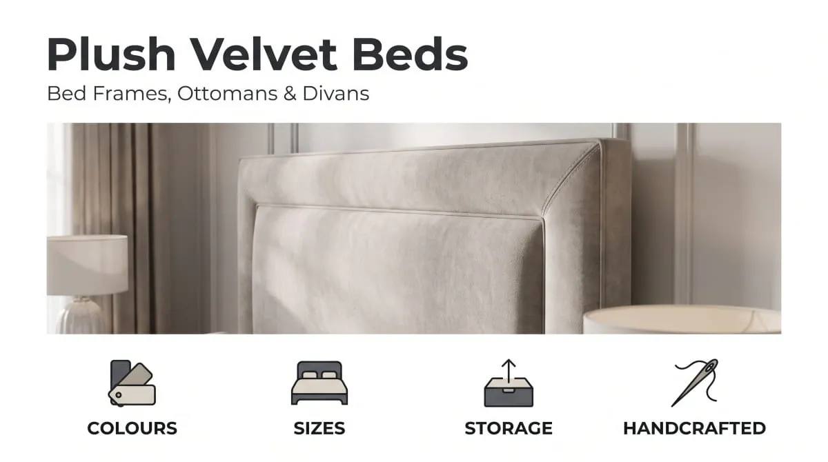Plush Velvet Beds