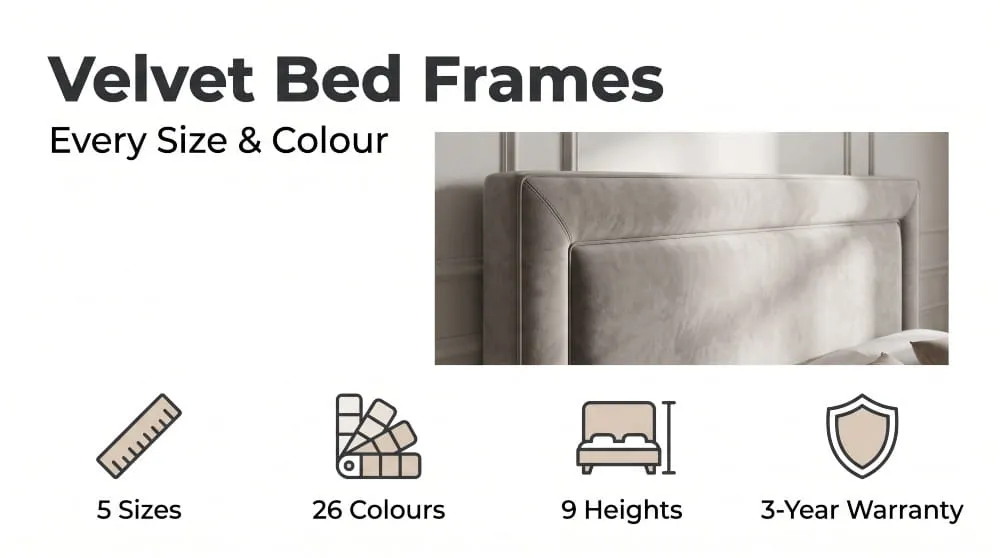Velvet Bed Frames