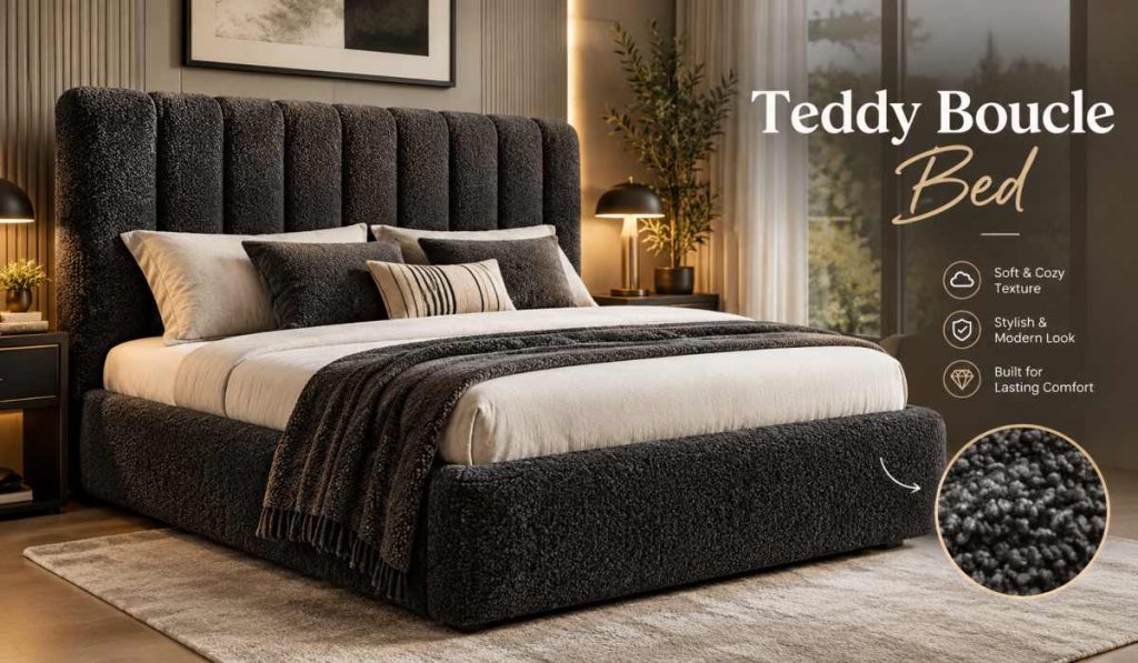 Teddy Boucle Bed